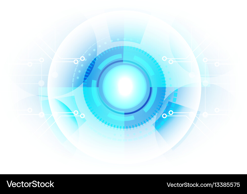 Abstract Technology Circuit Background vector image