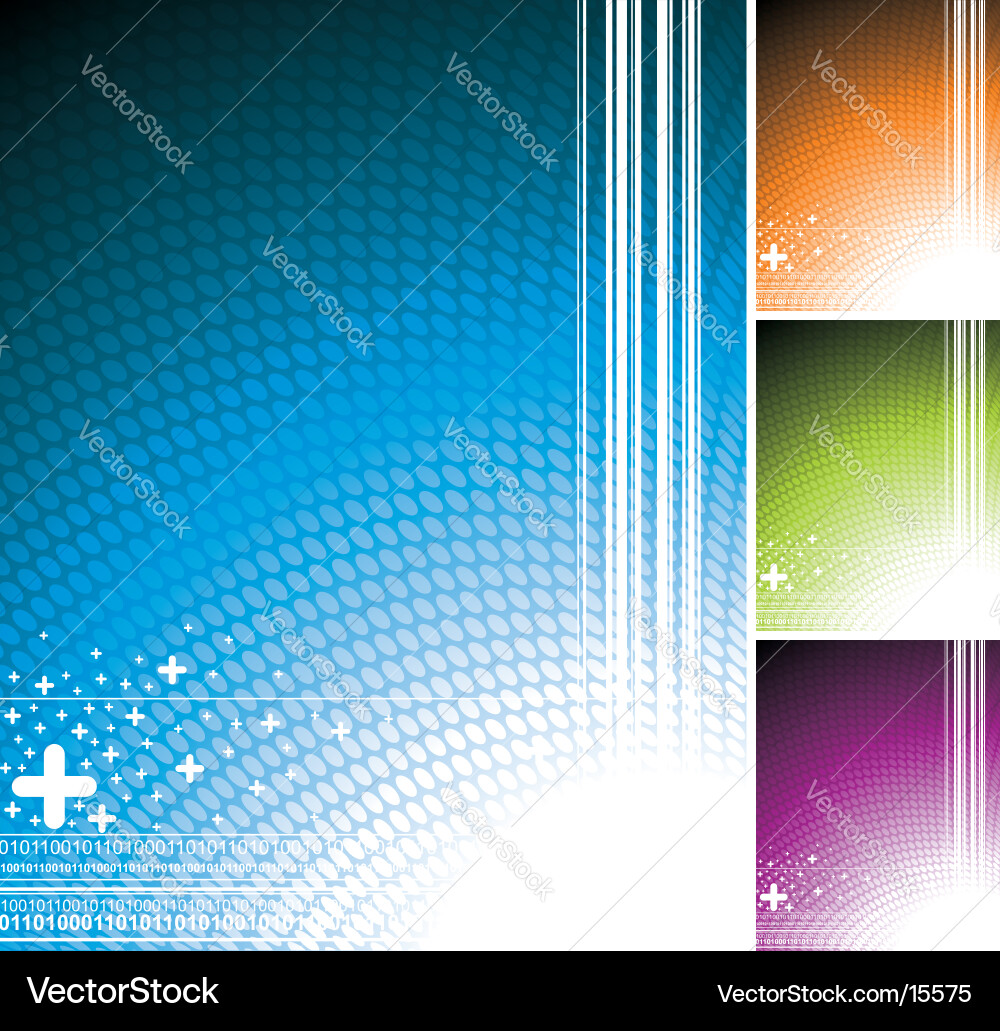 Dynamic Blue Gradient Background vector image