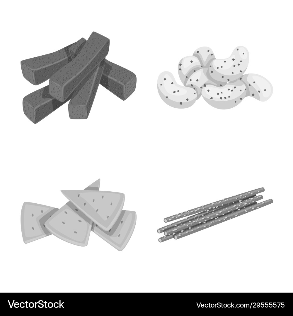 Isolated object product and menu logo Isolated object product and menu logo Vector Image
