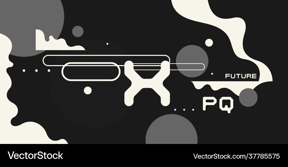 Modern backgrounds with abstract elements vector image