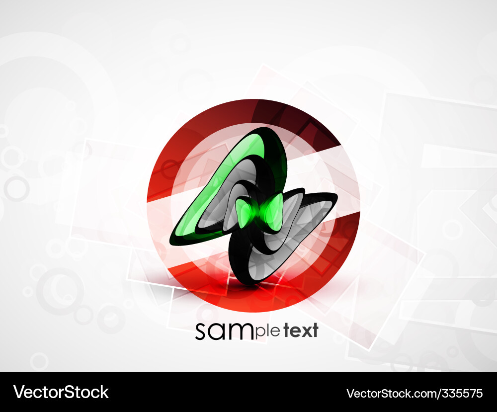 Modern icon background Vector Image