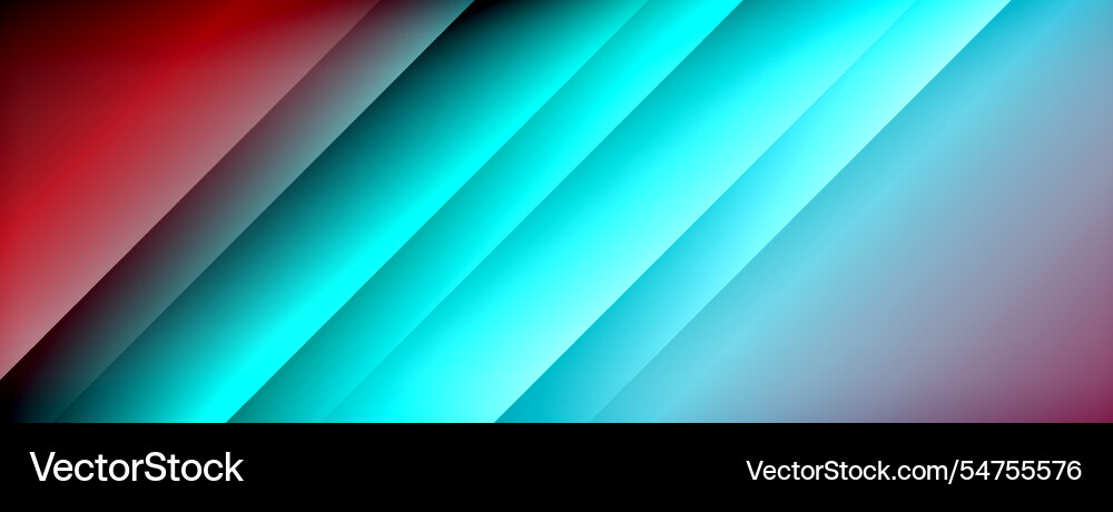Colorful gradient with lines made of shadow Vector Image