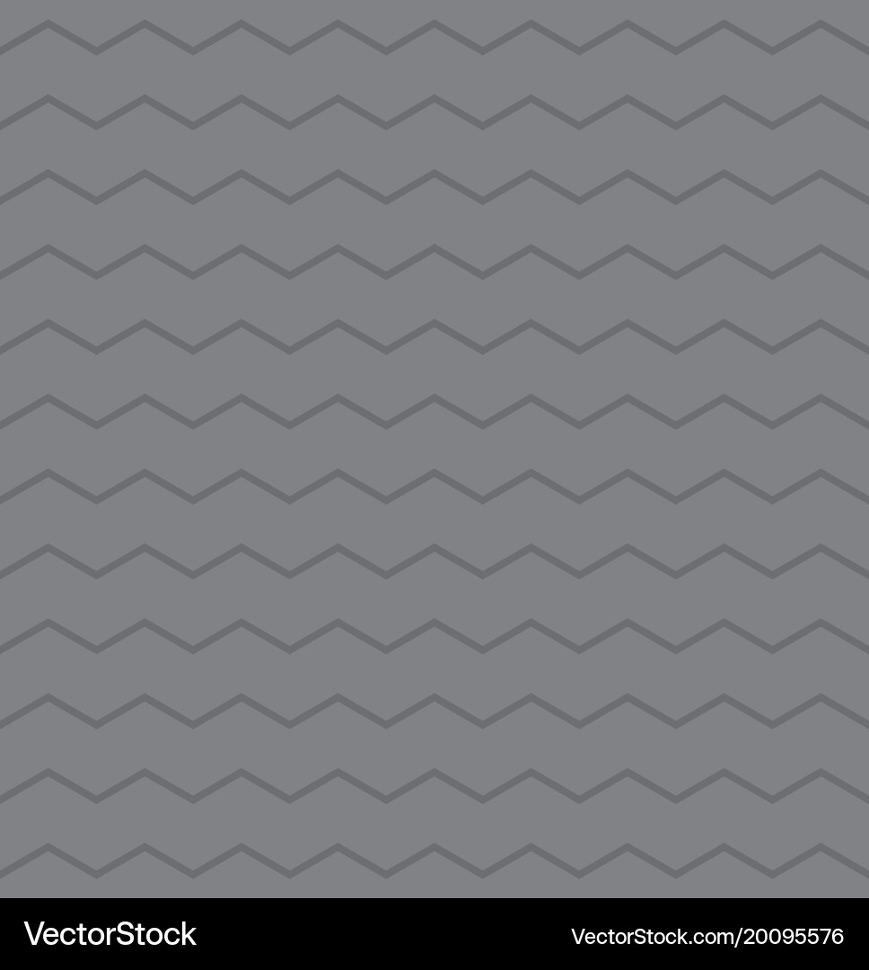 Grey Zigzag Tile Pattern Vector Image
