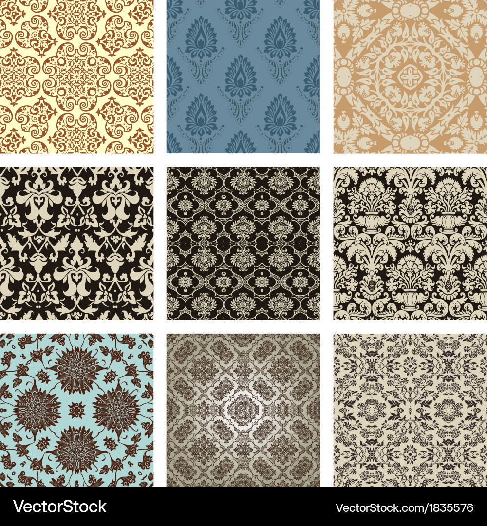Intricate Patterns and Textures vector image