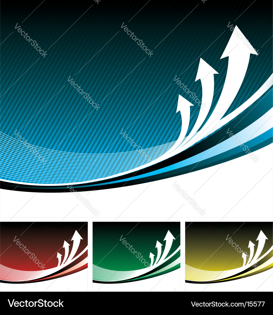 Dynamic Arrow Gradient Background vector image