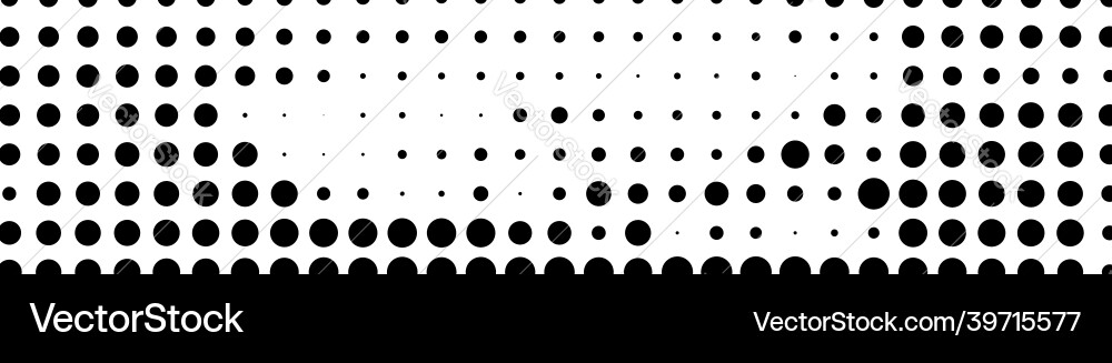 Halftone random circles dots pattern Vector Image