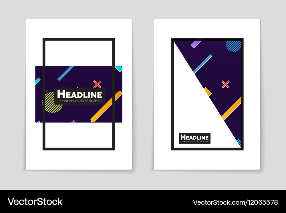 Abstract layout background for web Vector Image