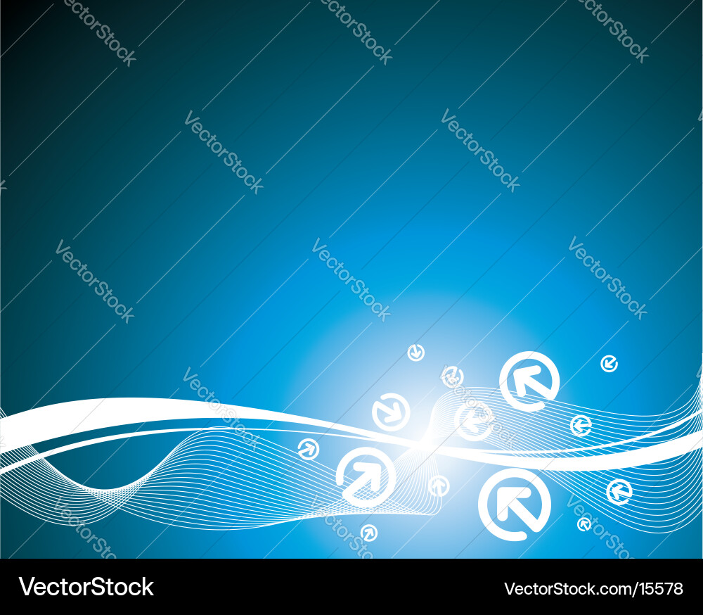Dynamic Arrow Composition vector image