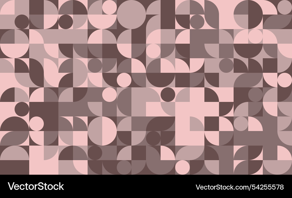 Geometric pattern featuring minimal shapes Vector Image
