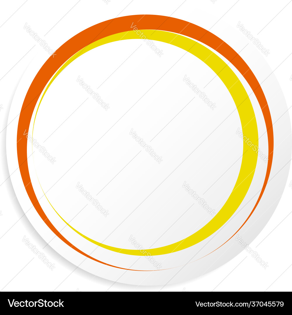 Blank empty circle shape design element Blank empty circle shape design element Vector Image
