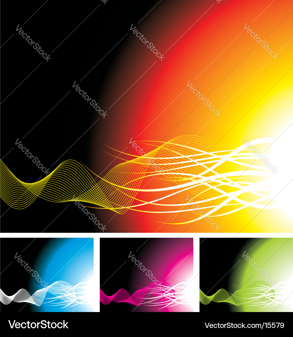 Colorful Abstract Gradient Background Vector Image