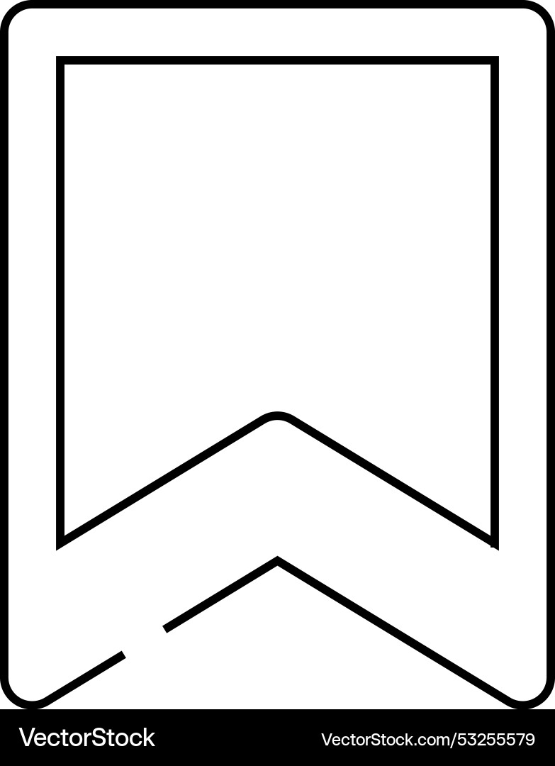 Mark file line icon Mark file line icon vector image