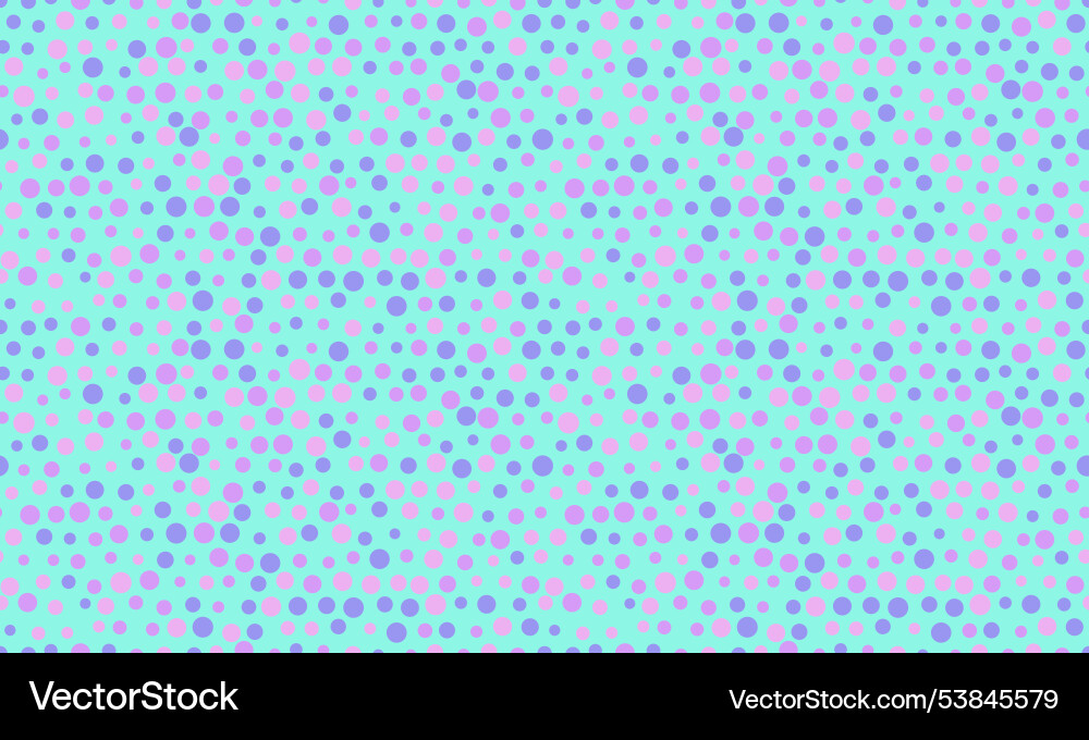 Seamless spotted pattern with abstract circles Vector Image