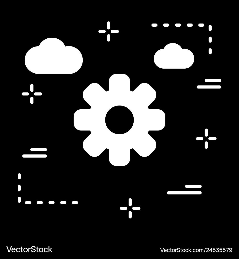 Setting icon Vector Image