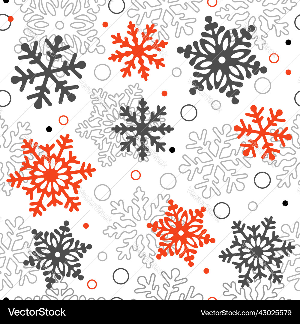 Snowflake pattern Snowflake pattern Vector Image