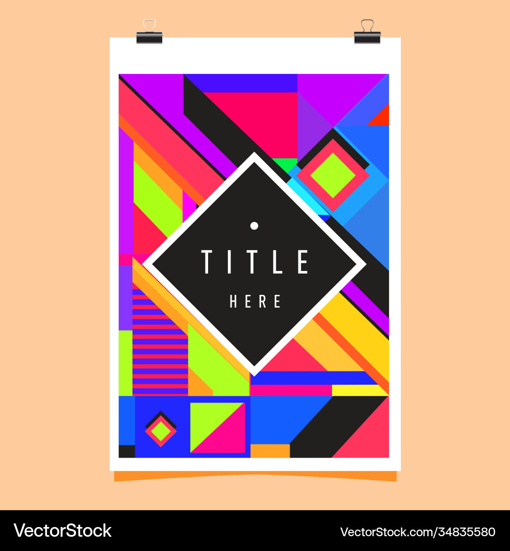 Abstract colorful geometric pattern background Abstract colorful geometric pattern background Vector Image
