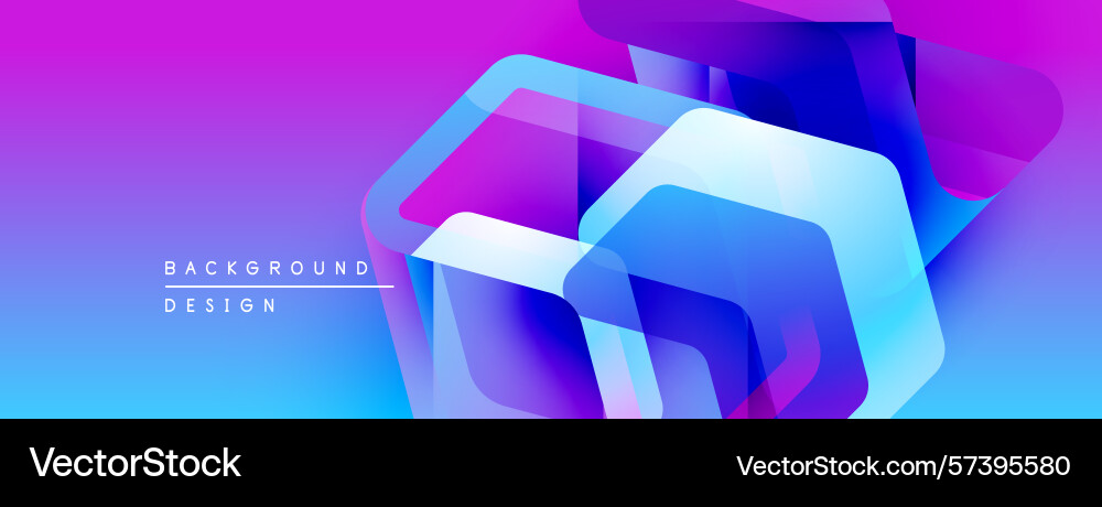 Abstract geometric shapes overlap creating Abstract geometric shapes overlap creating Vector Image
