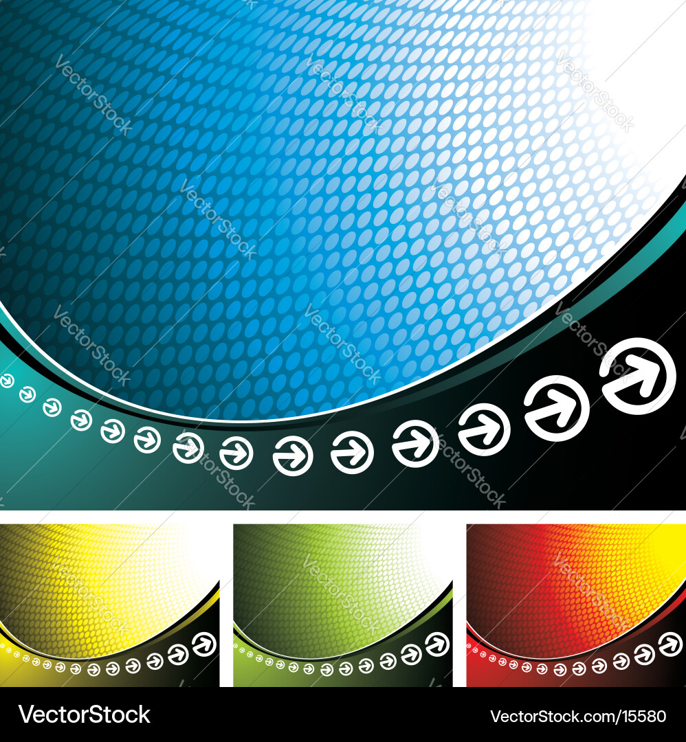 Dynamic Color Gradient Background vector image