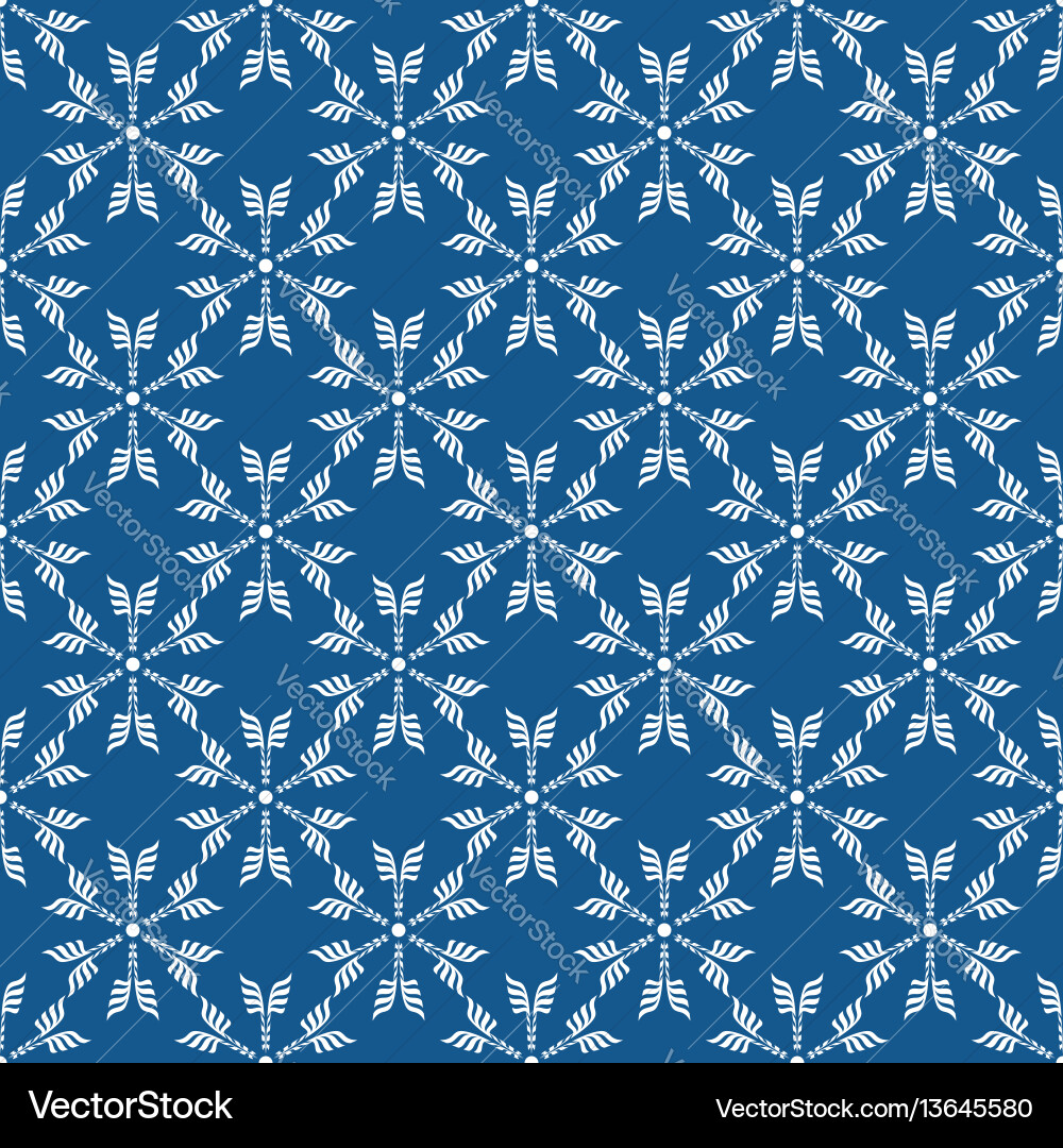 Snowflake Winter Pattern Vector Image
