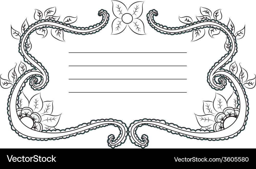 Template for text Vector Image