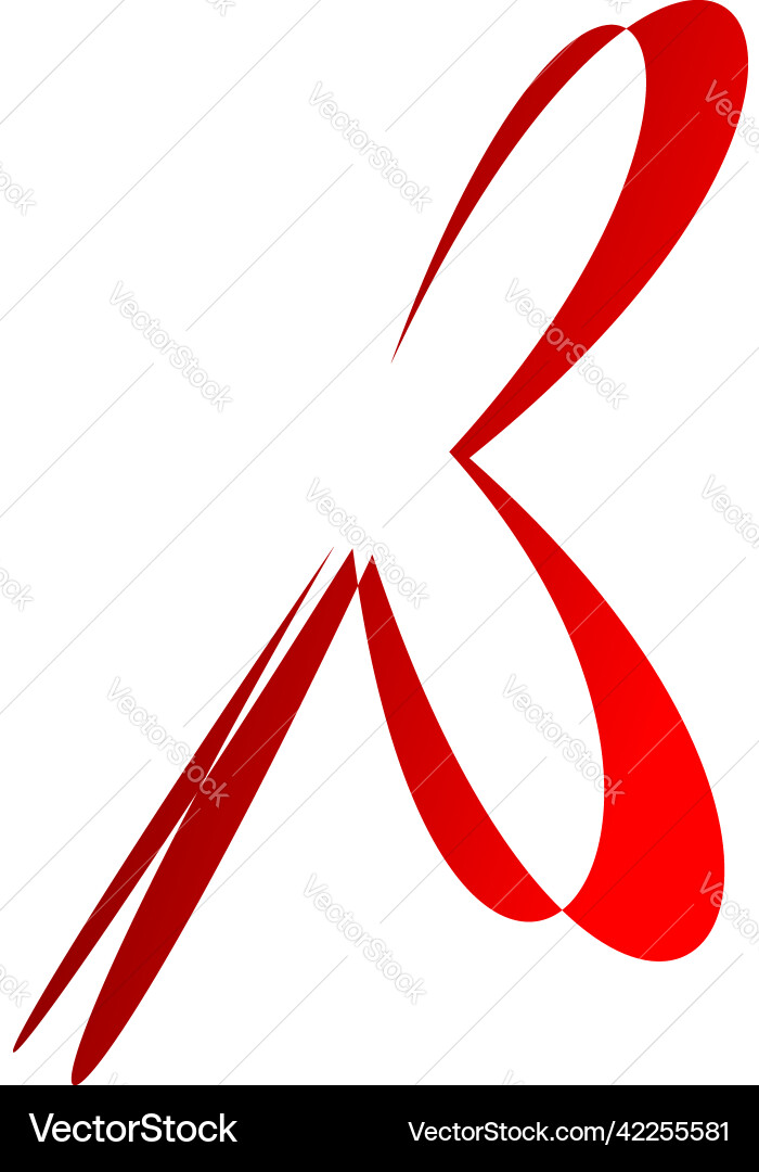 Abstract random geometric shape non figural Vector Image