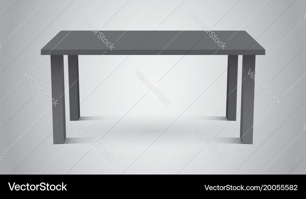 3d table for object presentation empty dark top Vector Image