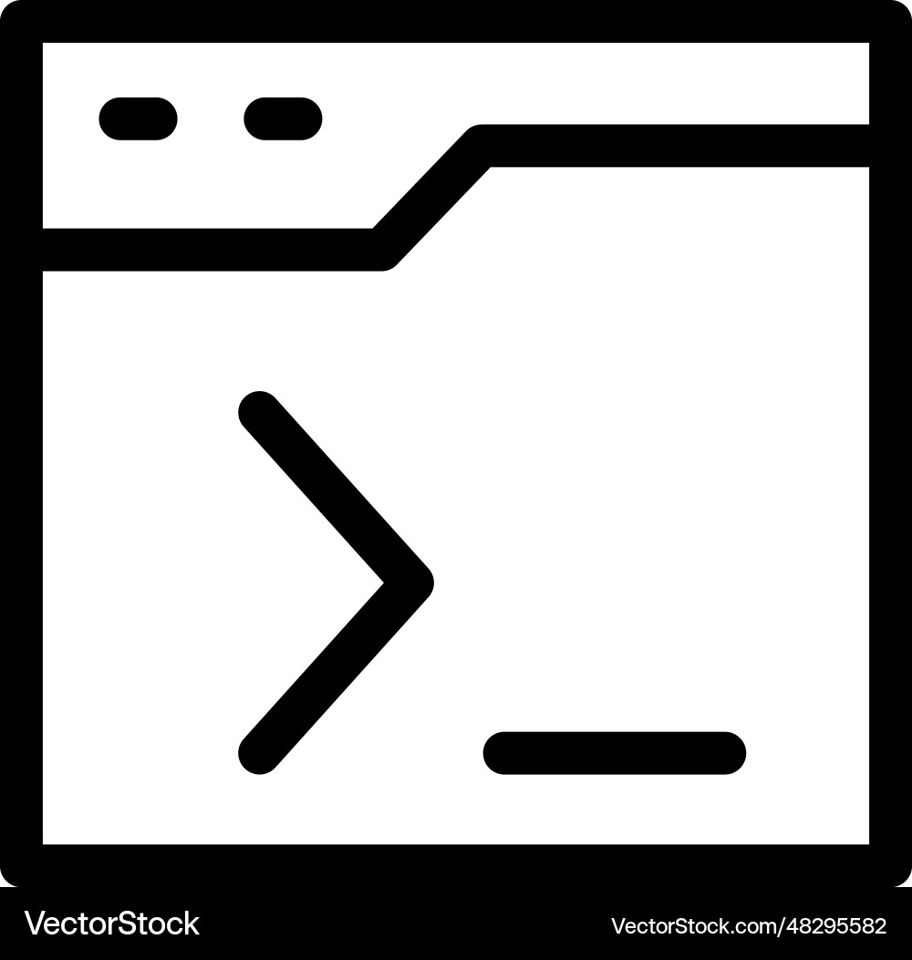 Coding icon Coding icon Vector Image