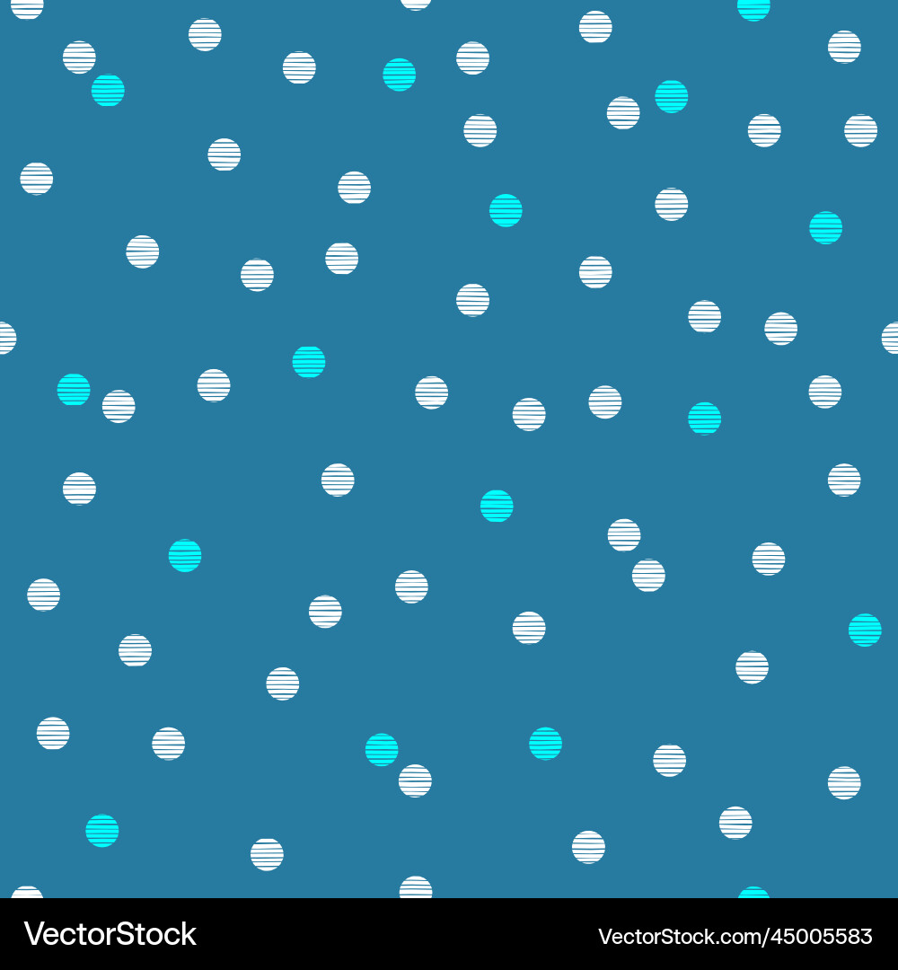 Blue seamless dot repeat pattern background Vector Image