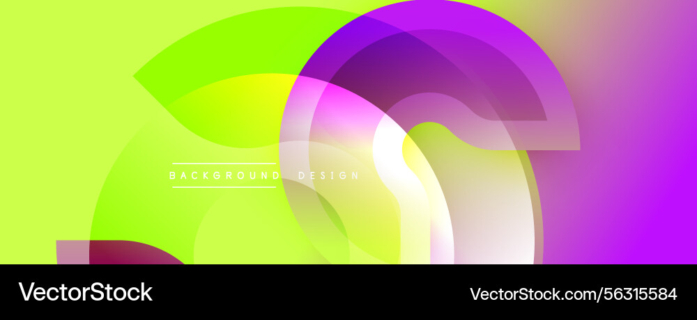 Abstract vibrant layers create dynamic Abstract vibrant layers create dynamic vector image