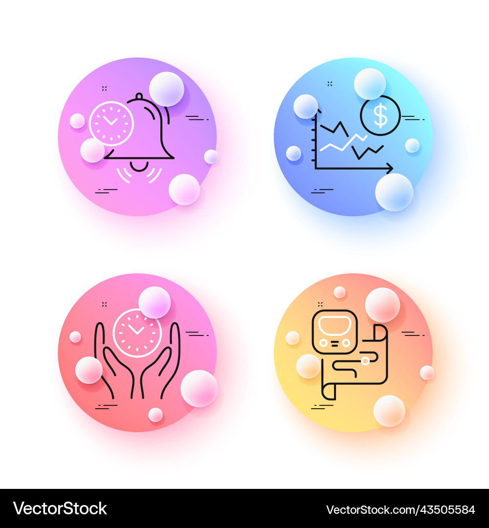 Safe time management and metro map minimal Safe time management and metro map minimal Vector Image