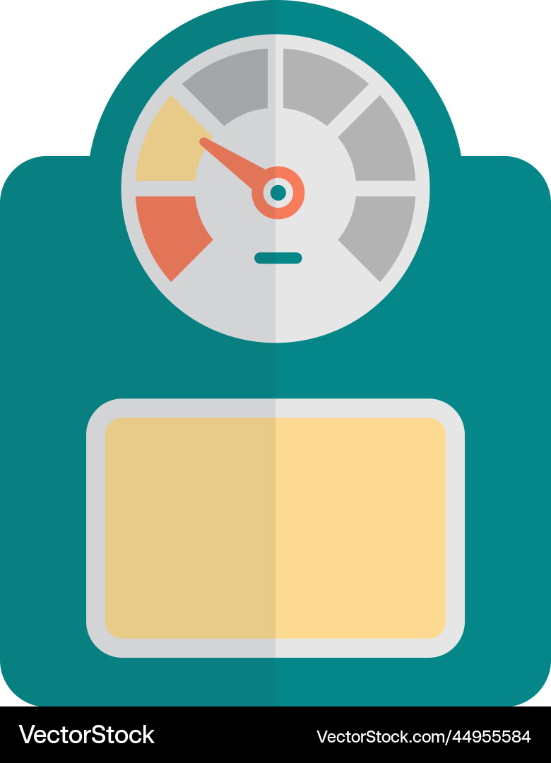 Weighing machine in minimal style Weighing machine in minimal style Vector Image