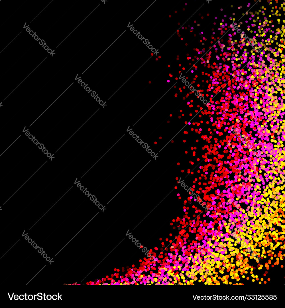 Abstract background with scattered colorful Vector Image
