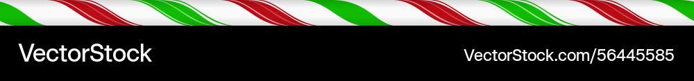 Christmas candy cane wave line from red white Christmas candy cane wave line from red white Vector Image