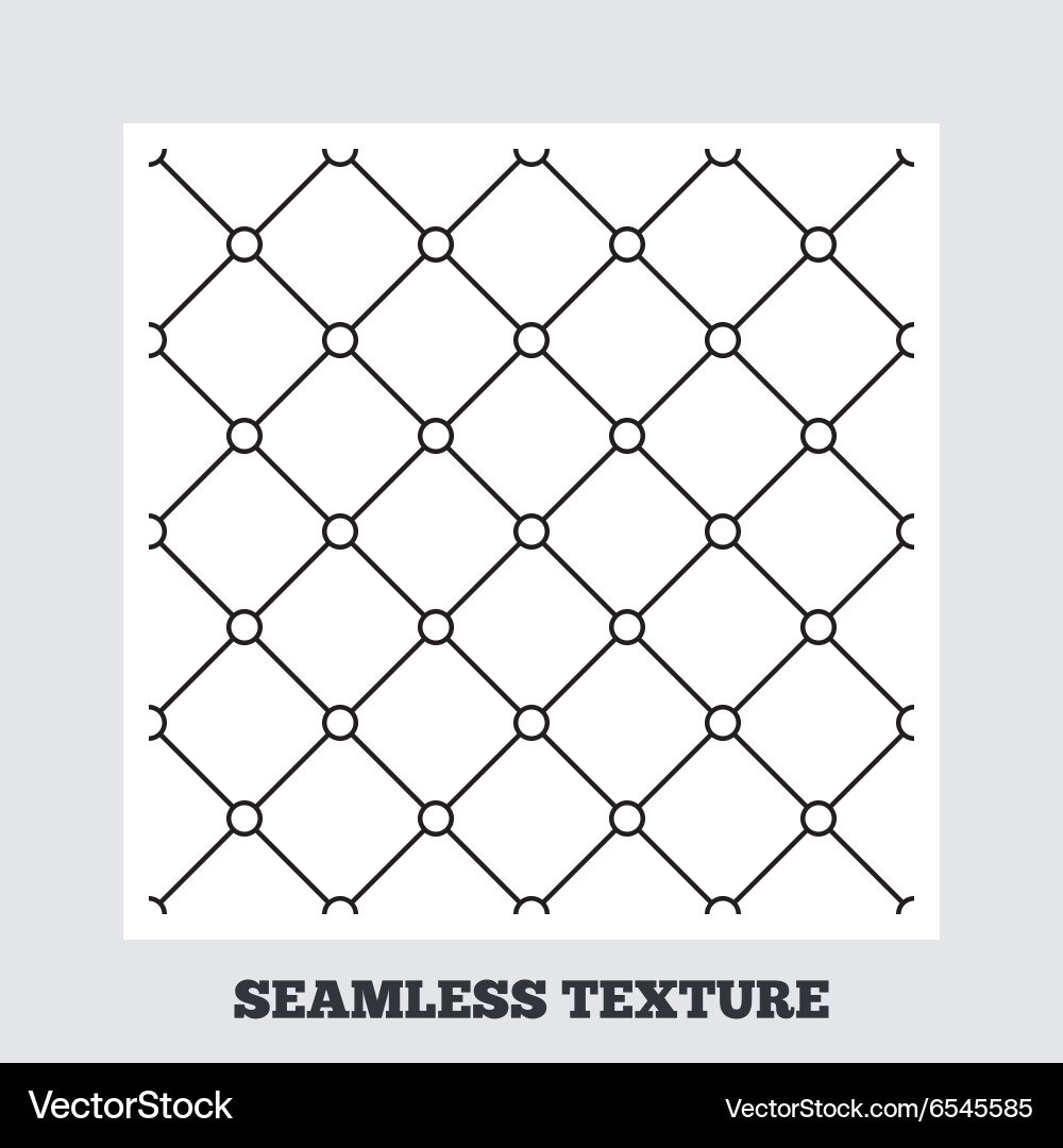 Circles grid stripped seamless pattern Vector Image