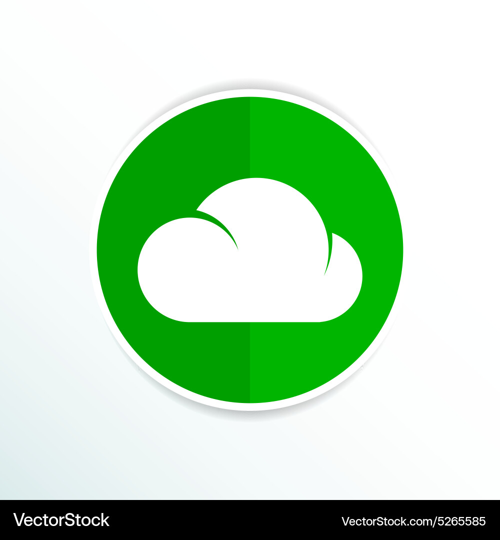 Cloud icon sharing network bin lock forward key Vector Image