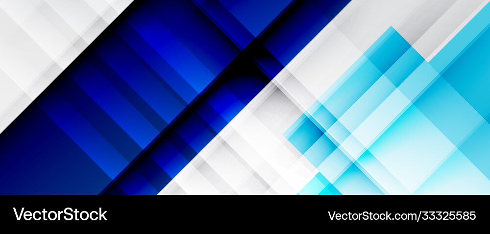 Geometric abstract backgrounds with shadow lines Vector Image