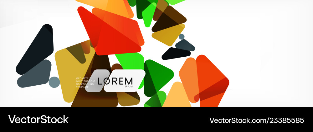 Mosaic triangular low poly style abstract Mosaic triangular low poly style abstract Vector Image