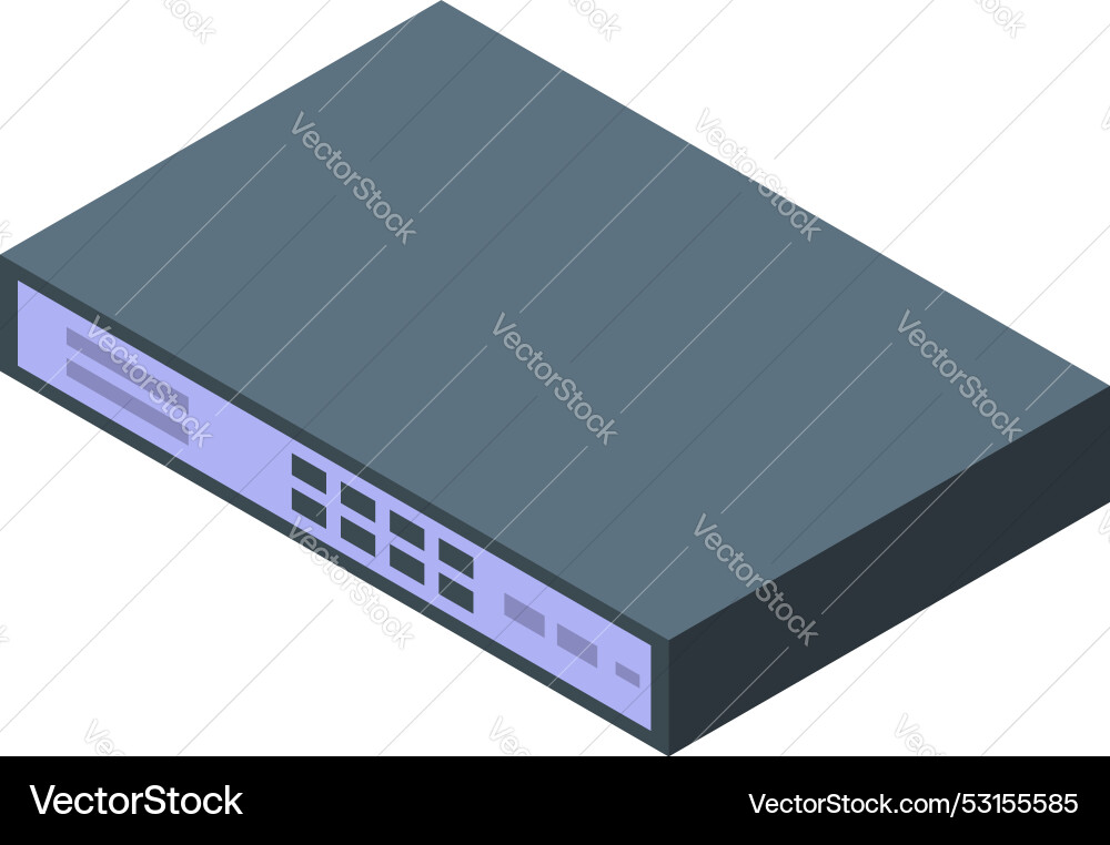 Network switch connecting to internet server Network switch connecting to internet server vector image