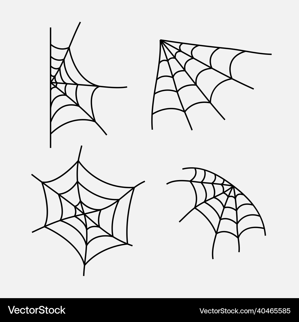 Spider web cobweb icon doodle spiderweb Spider web cobweb icon doodle spiderweb vector image