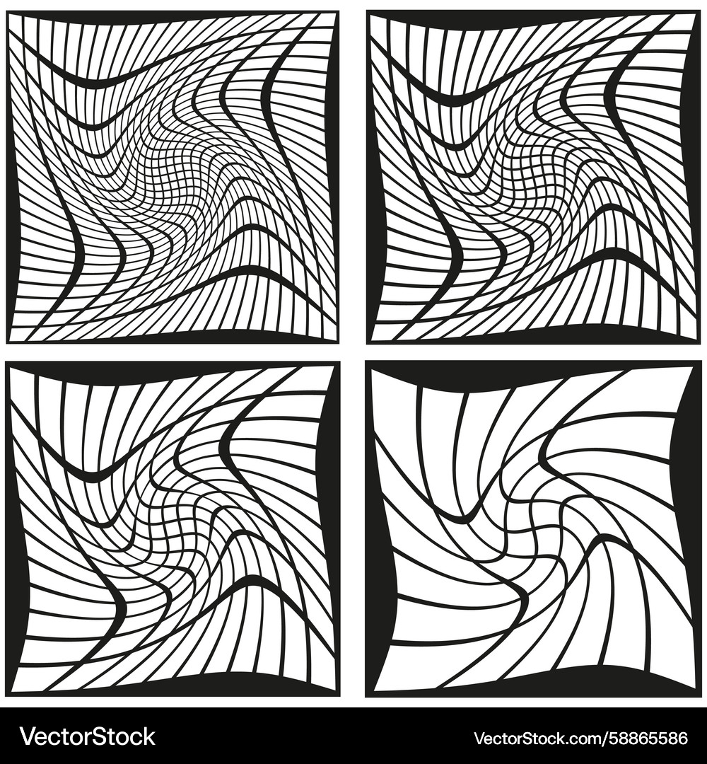 Abstract swirl patterns twisted radial background Abstract swirl patterns twisted radial background Vector Image