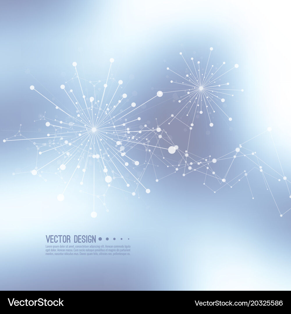 Array with dynamic emitted particles Vector Image