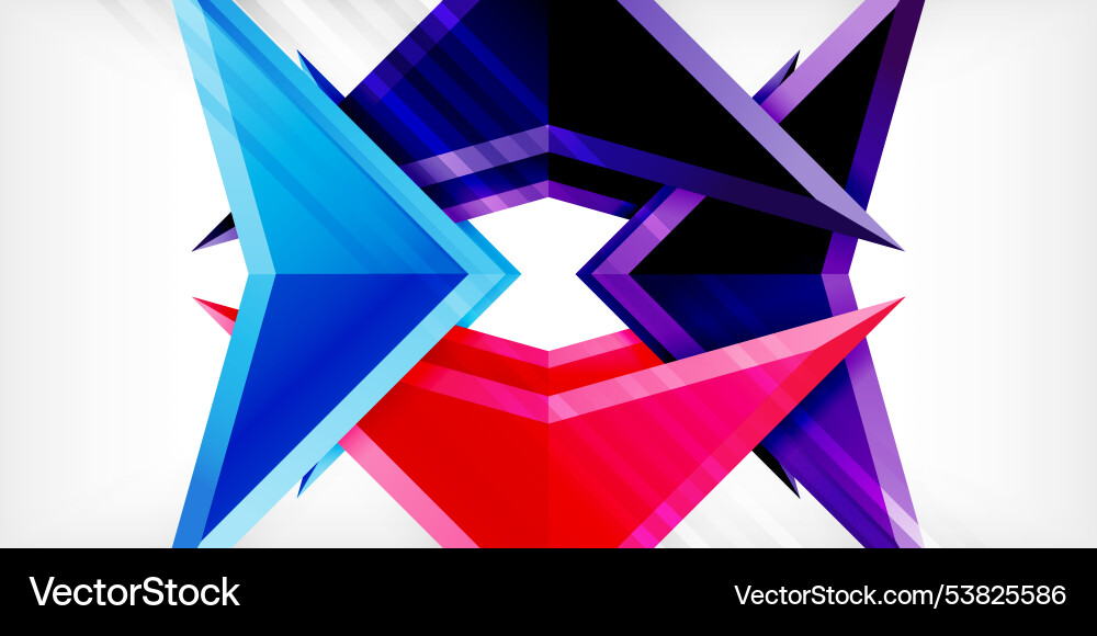 Arrows with 3d effect abstract background Arrows with 3d effect abstract background vector image