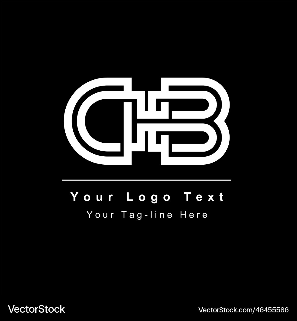 Db or bd design logo initial symbol Vector Image