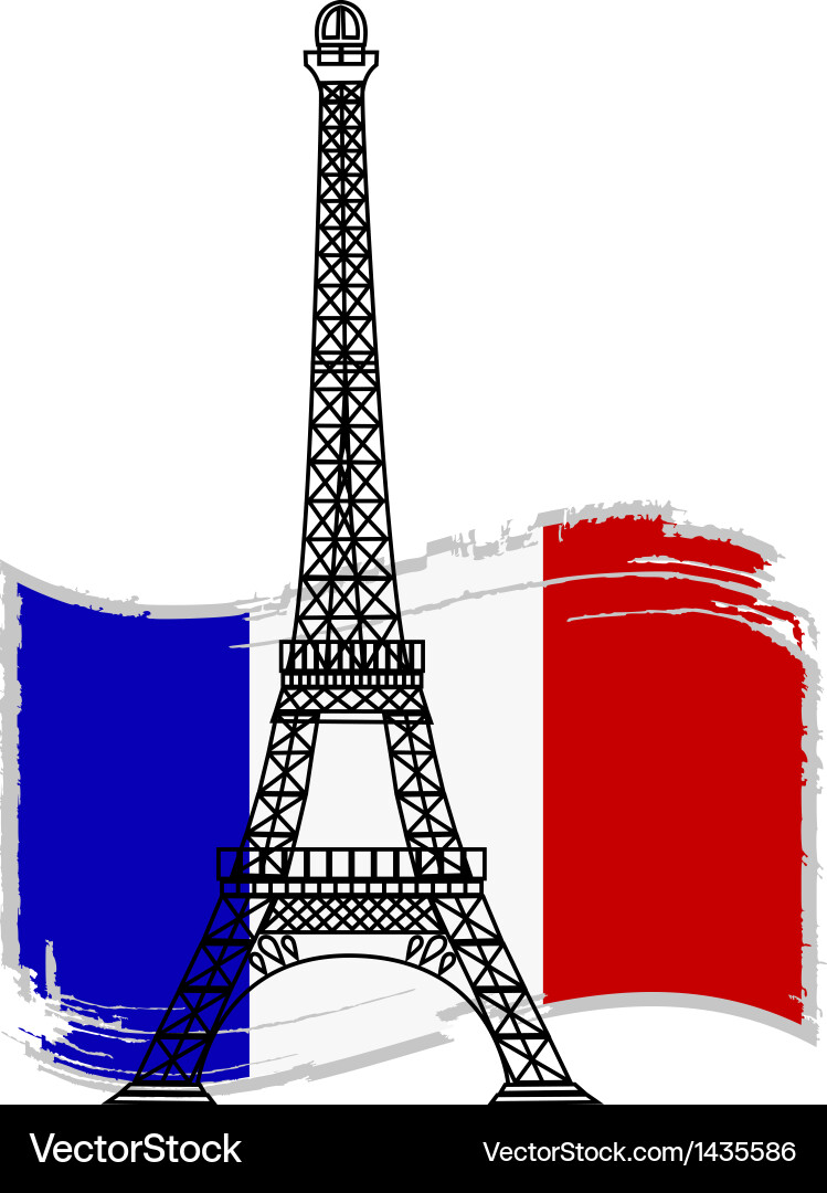 Eiffel tower Vector Image