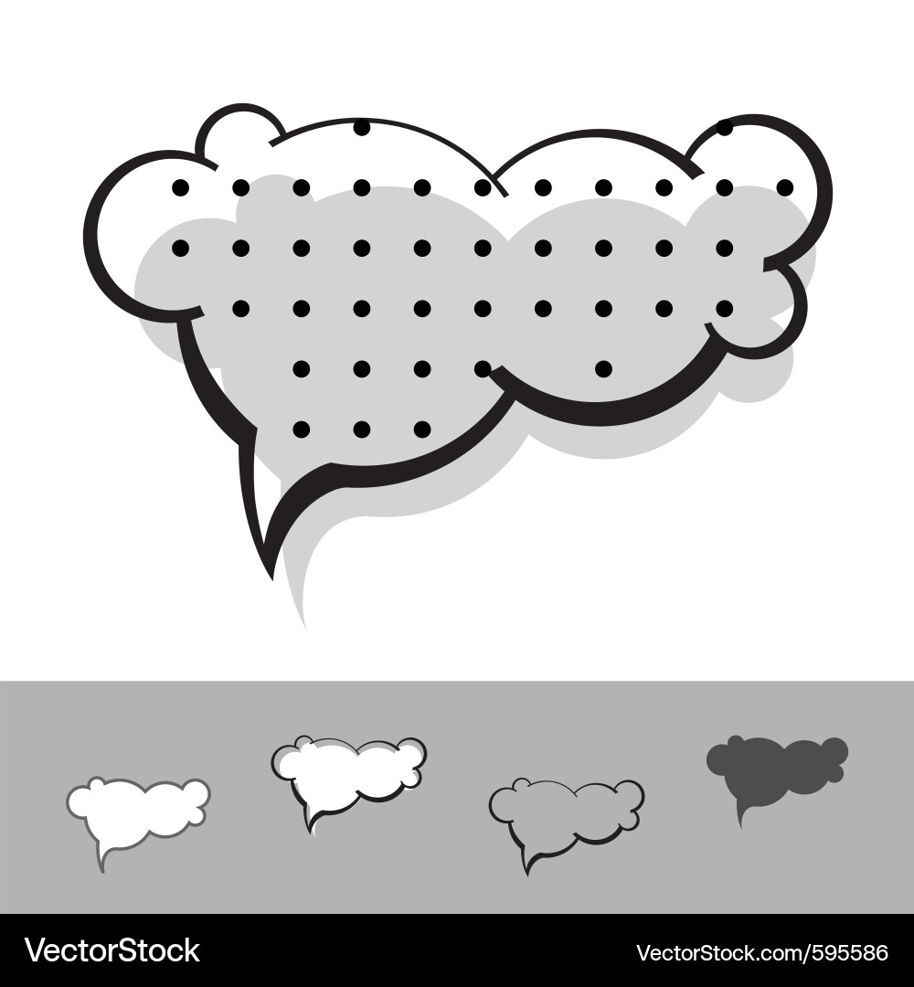 Speech bubble Vector Image