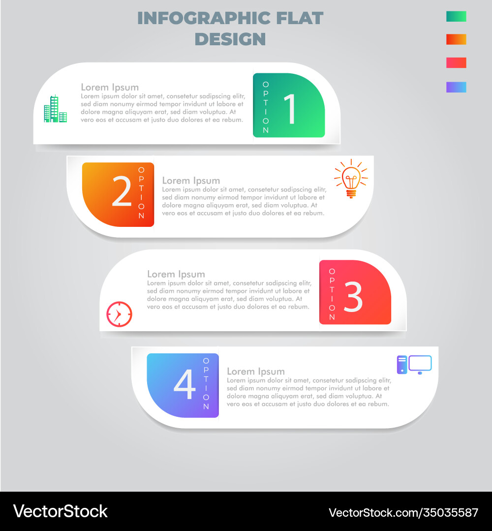 Business data visualization process chart Vector Image