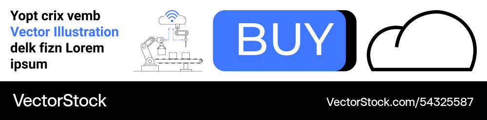 Cloud computing integration with automated Cloud computing integration with automated vector image