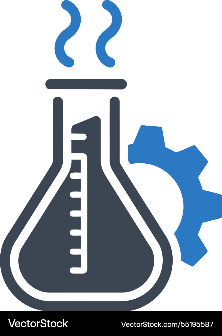 Lab flask icon Vector Image