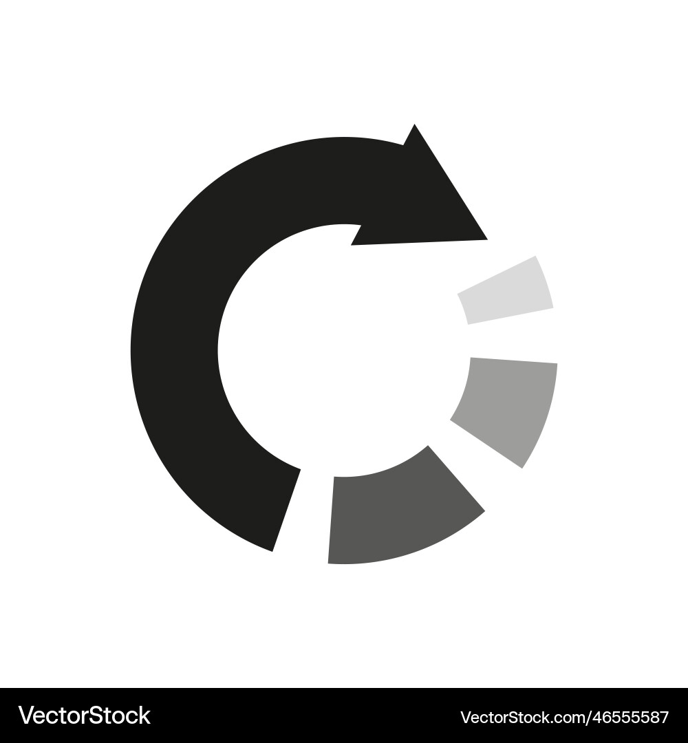 Reload Symbol - Circular Arrow Vector Image