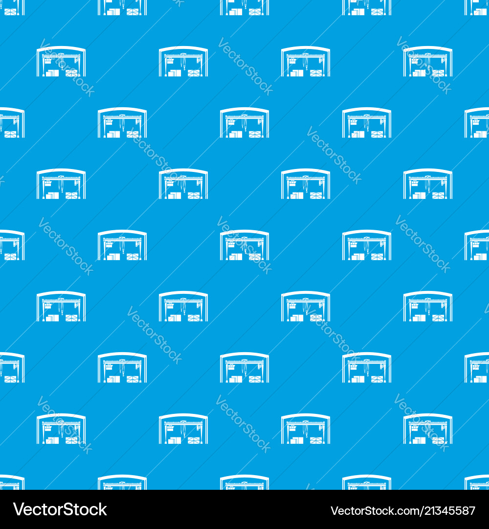 Storage and loading pattern seamless blue vector image